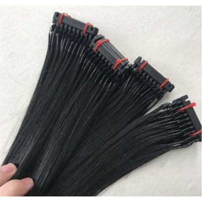 Wholesale Natural Black italian Keratin 100% Human pre-bonded hair extensions