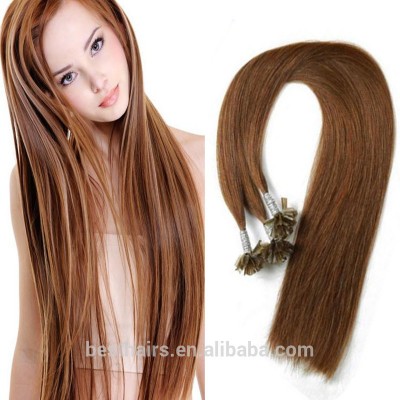 Pre Bonded Hair 100% Remy Keratin Fusion Double Drawn Human Hair Peruvian 30 Inch Hair Extension U Tip